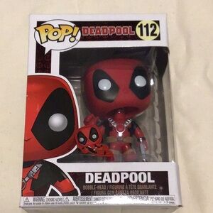 Deadpool bundle: Funko Pop! Marvel Deadpool bobble head #112 + Croc Charm